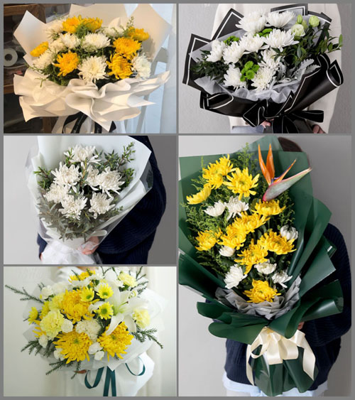 广东梅州市兴宁市新陂镇乐仙村白事花束代送